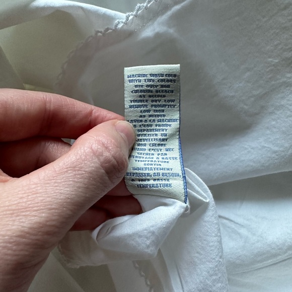 Lined white cotton skirt size 8 - Picture 6 of 7